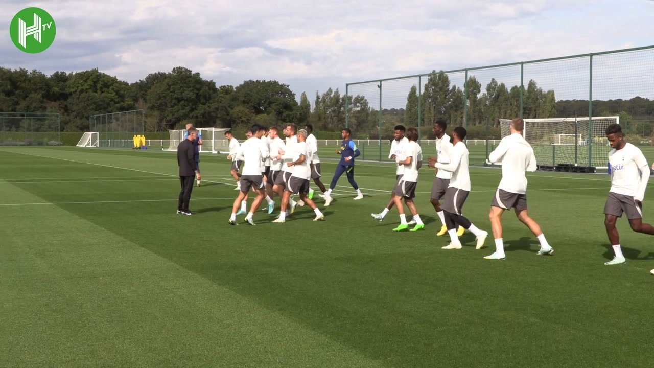 El Tottenham ya se ejercita con la vista puesta en el partido de Champions. DUGOUT