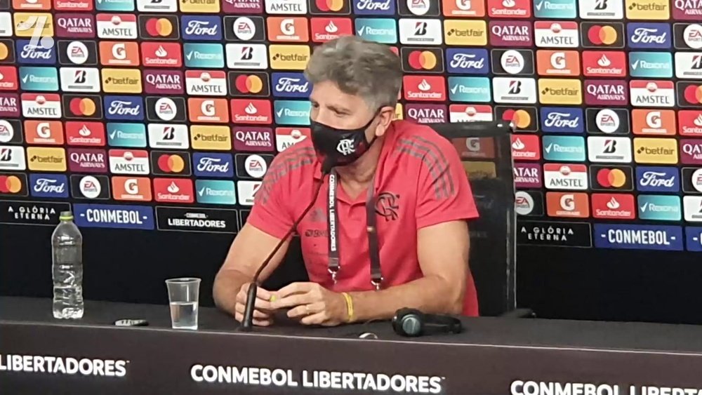 Técnico do Flamengo concedeu a última entrevista.