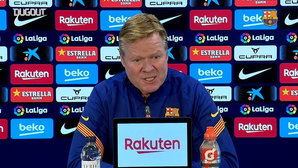 Ronald Koeman: ''A week without training will be good for Leo Messi'. DUGOUT