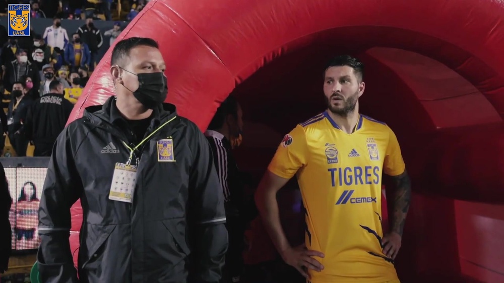 Gignac está plenamente integrado en Tigres. Dugout