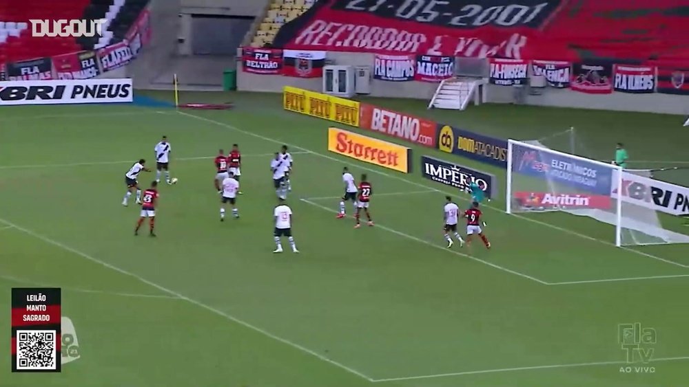 Vitinho got a consolation for Flamengo against Vasco. DUGOUT