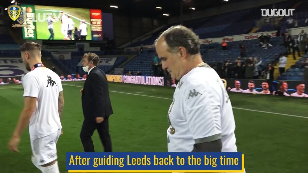 Leeds have had a brilliant first season back in the Prem under Marcelo Bielsa. DUGOUT