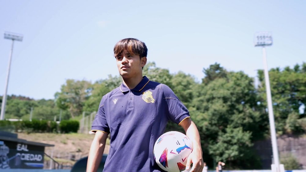 Japanese attacker Take Kubo has been starring for Real Sociedad so far this season. DUGOUT
