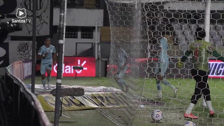 VIDEO: Santos beat Juazeirense in Brazililan Cup last 16 first leg