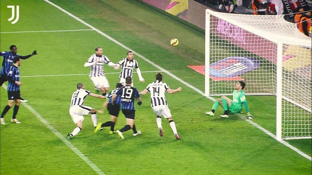 Gli ultimi gol casalinghi della Juve contro l'Atalanta. Dugout