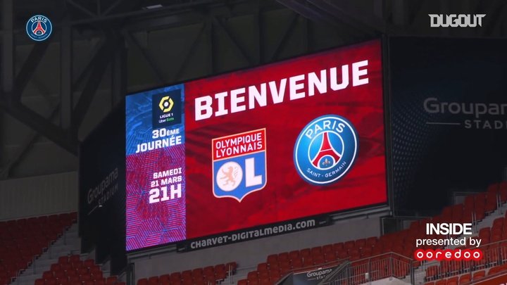 VIDEO: Behind the scenes as PSG win at Lyon