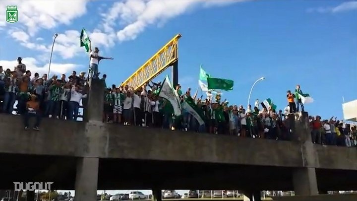 The impressive support from Atlético Nacional’s fanbase