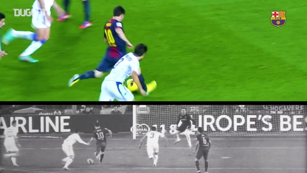 Assistências de Jordi Alba para Messi no Barcelona. DUGOUT