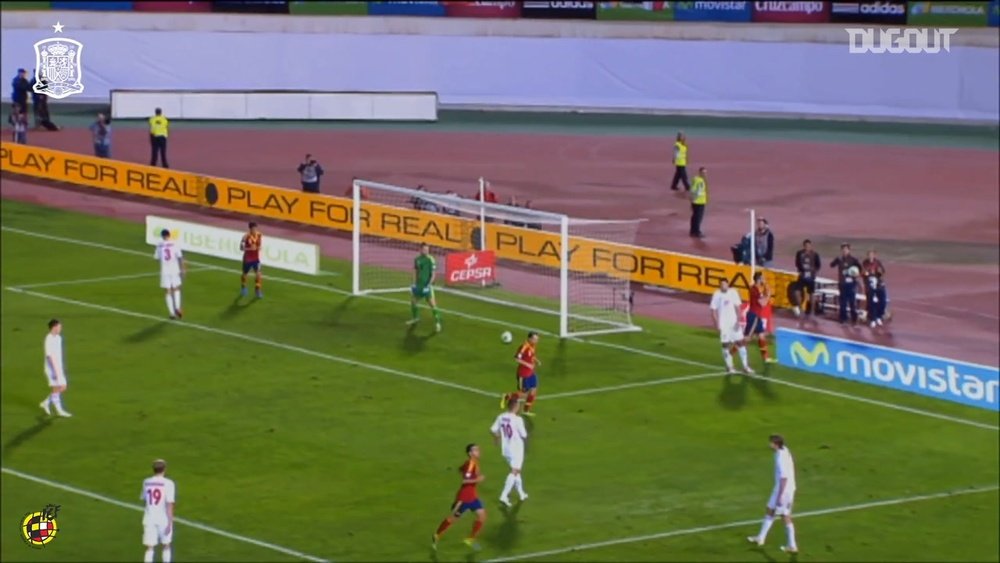 Negredo scored for Spain. DUGOUT