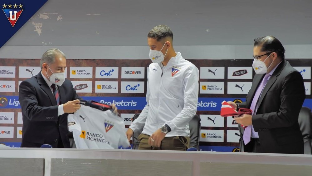 Santiago Scotto ya está en Liga de Quito. DUGOUT