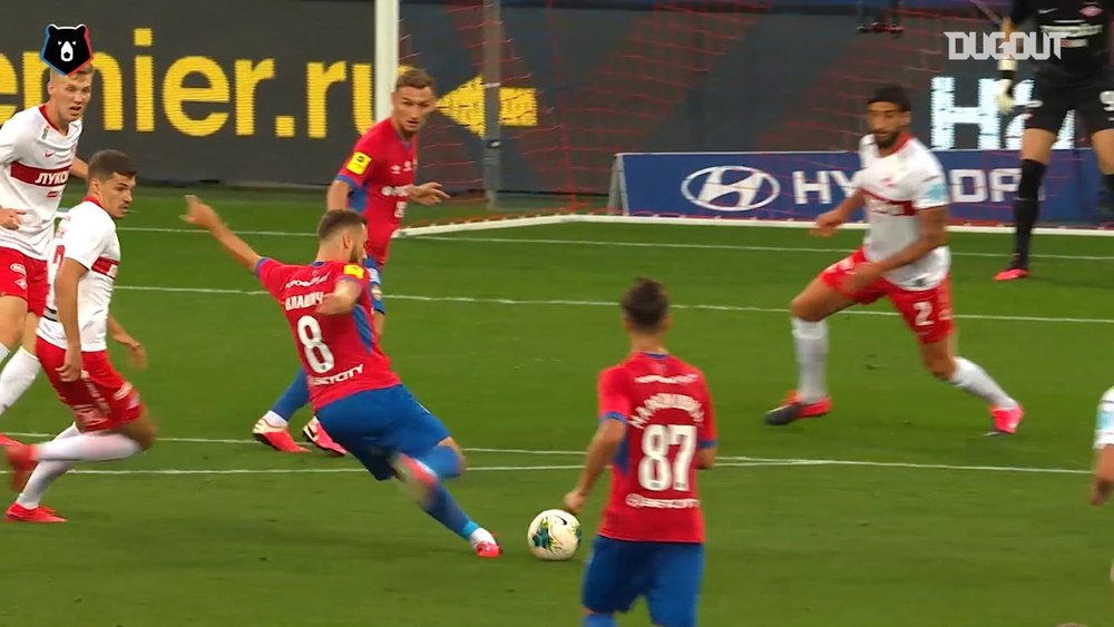 Nikola Vlasic was on fire for CSKA Moscow post COVID-19. DUGOUT