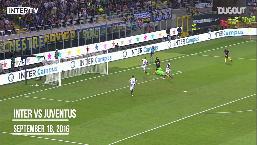 Il gol vittoria di Perisic nel Derby d'Italia. Dugout