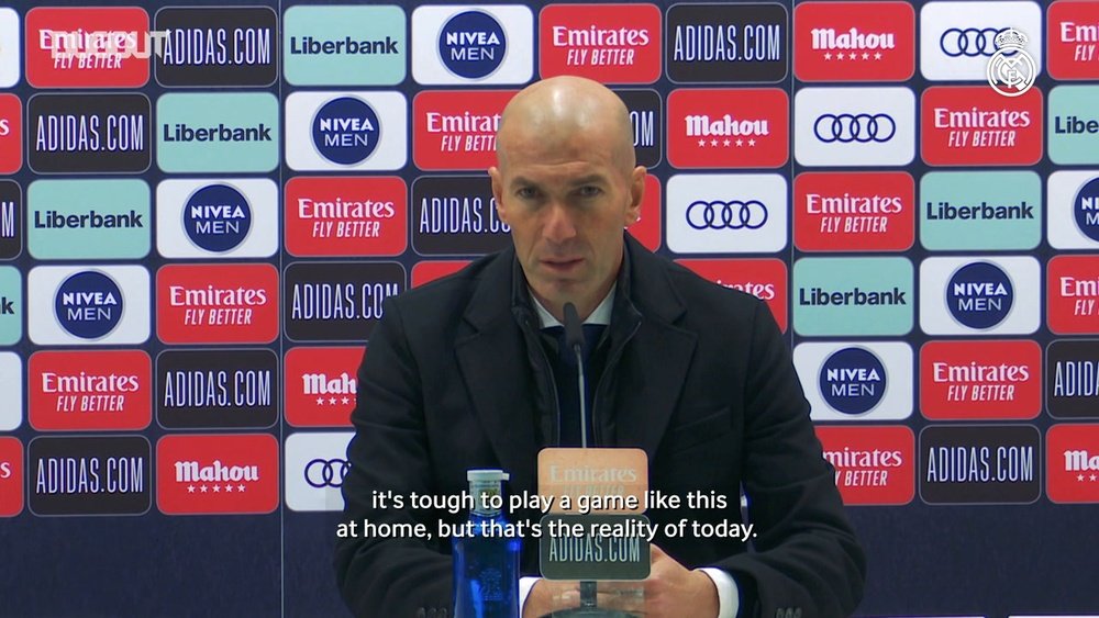 Zidane took responsibility. DUGOUT