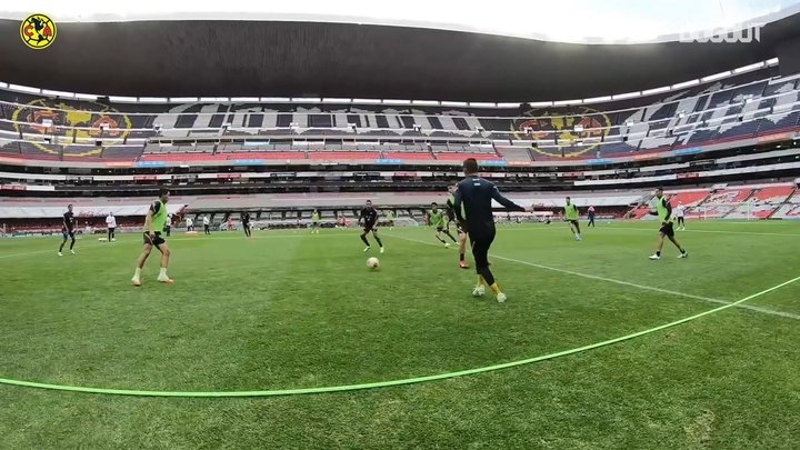VIDEO: Club América prepare for the Mexican Clásico at the Estadio Azteca
