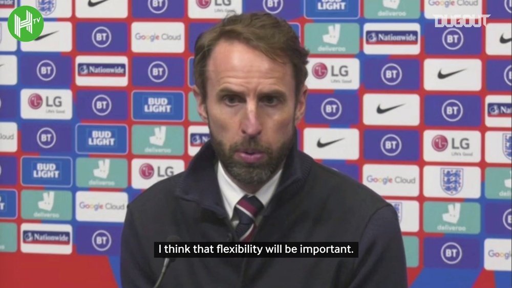 Gareth Southgate praised the team's togetherness after Watkins' goal. DUGOUT