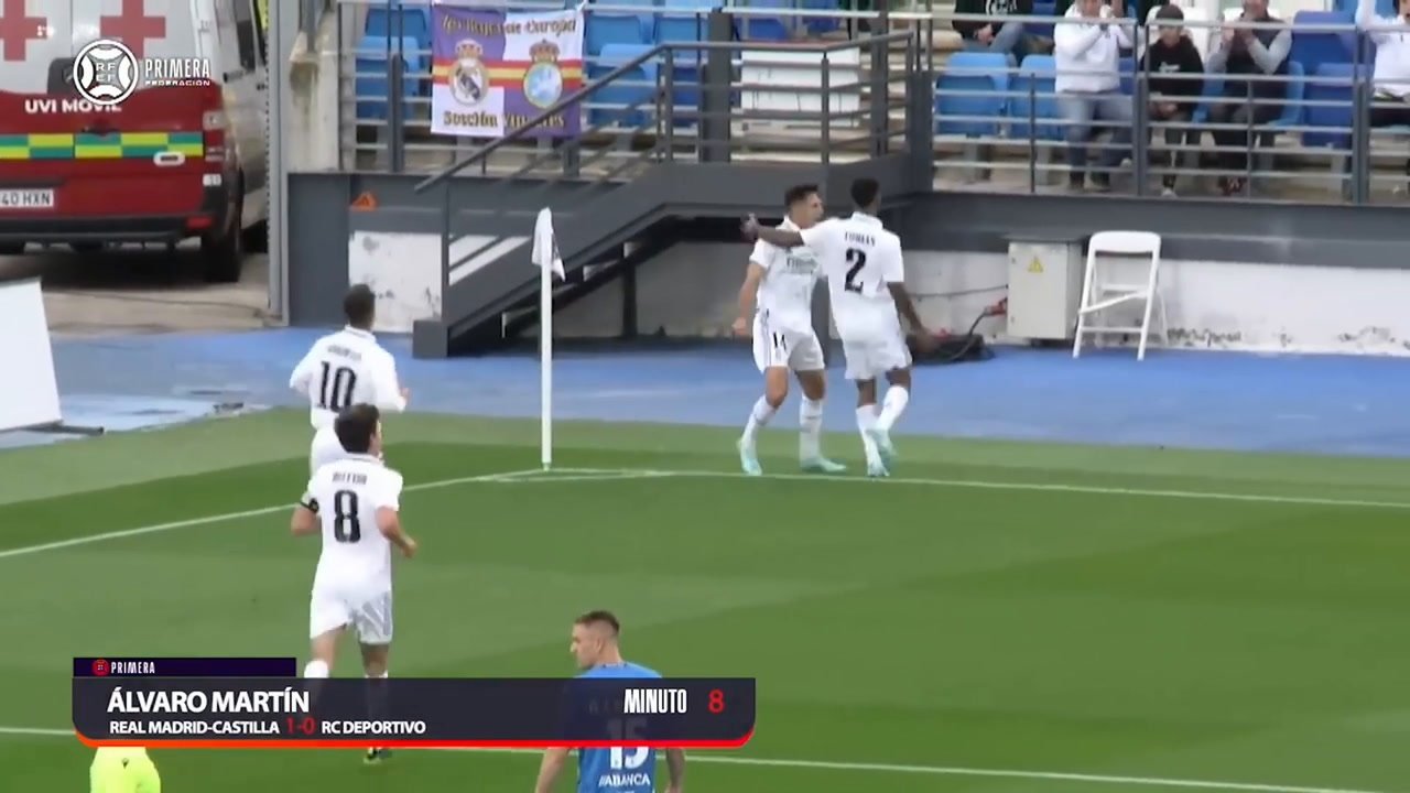 VIDEO: Alvaro Martin's superb goal for Real Madrid Castilla