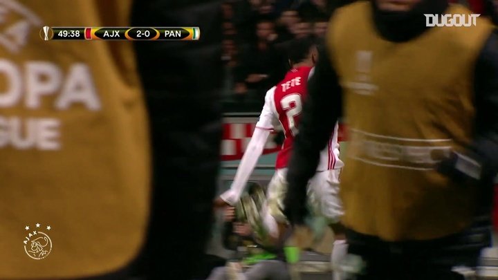 VÍDEO: el único gol de Kenny Tete en el Ajax, en Europa y con 20 años