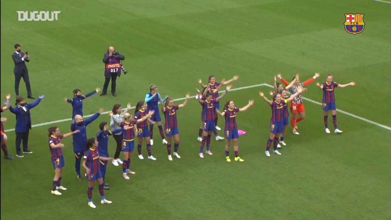 VIDEO: Behind the scenes as Barca women knock out PSG
