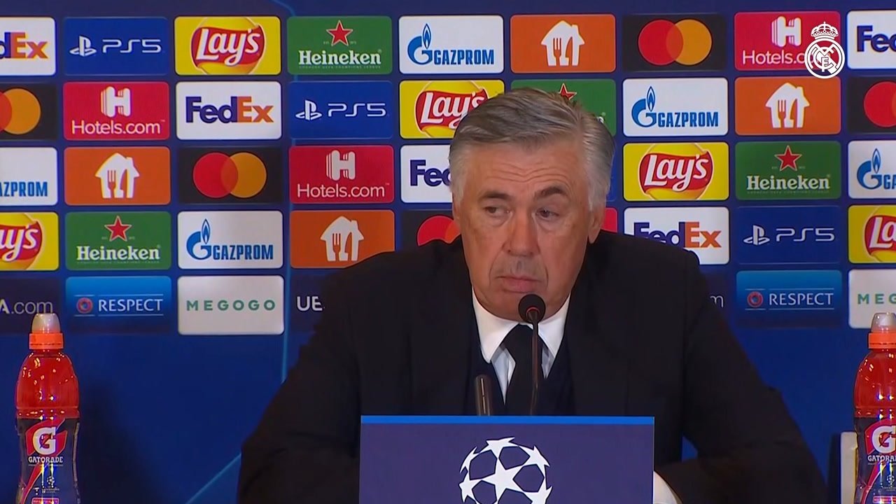 Carlo Ancelotti was happy with his team after easily beating Shakhtar. DUGOUT