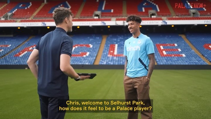 VIDEO: Chris Richards' first interview as a Palace player