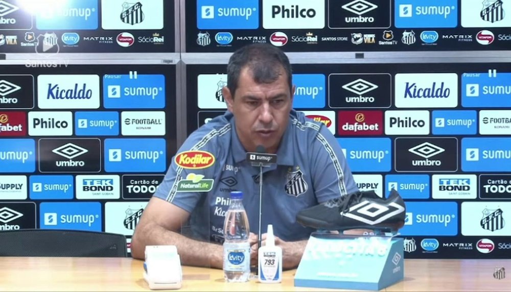 Técnico do Santos falou após derrota por 2 a 0 para o América-MG. DUGOUT