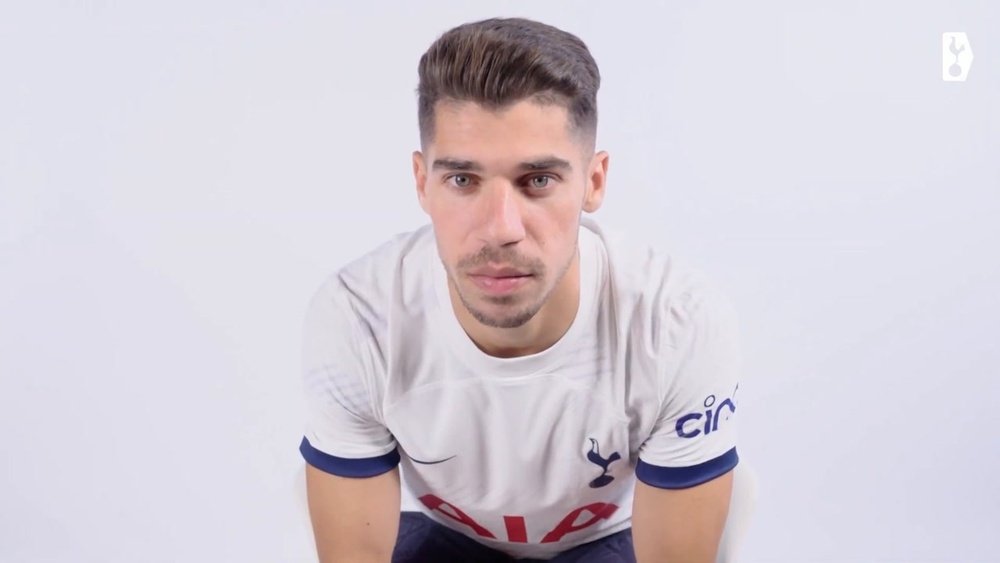 VÍDEO: la primera entrevista de Manor Salomon con el Tottenham. Captura/DUGOUT