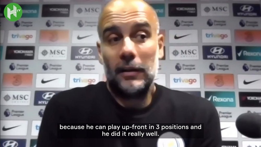 Guardiola speaks on City's 1-0 win v Chelsea. DUGOUT