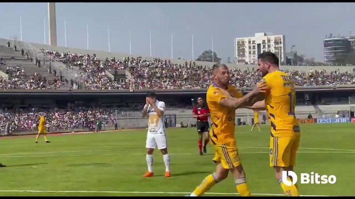 VÍDEO: el gol de Nico López que inició la remontada de Tigres