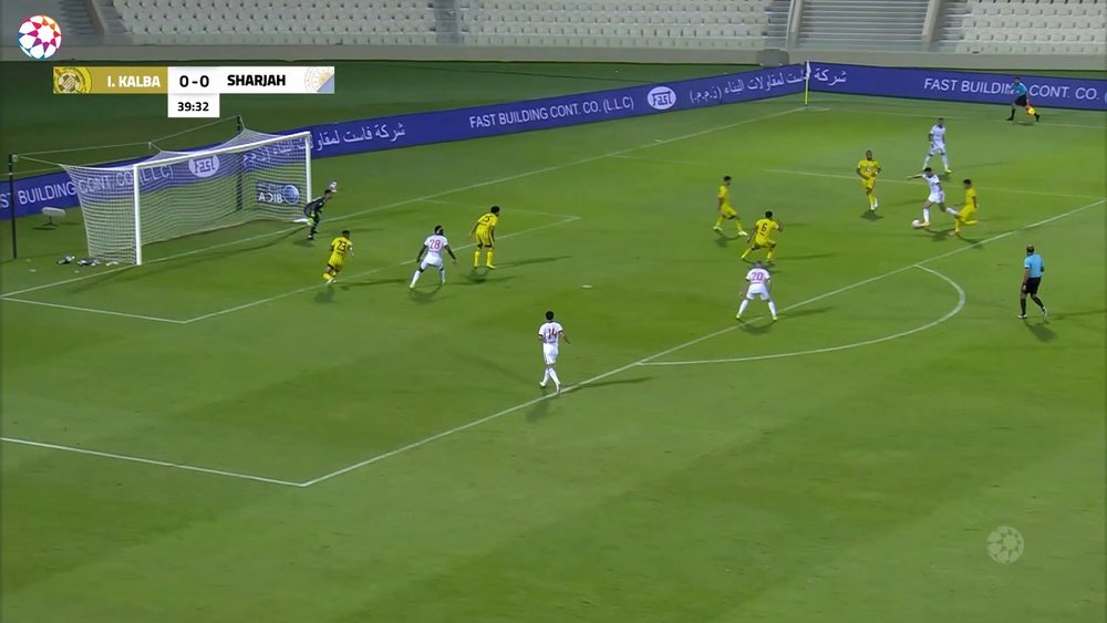 Sharjah defeated Ittihad Kalba in a UAE league game. DUGOUT