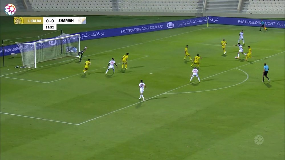 Sharjah defeated Ittihad Kalba in a UAE league game. DUGOUT
