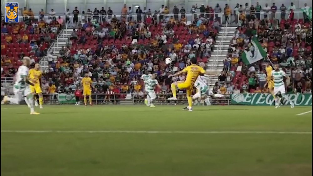 Vigón's goal in Tigres pre-season. DUGOUT