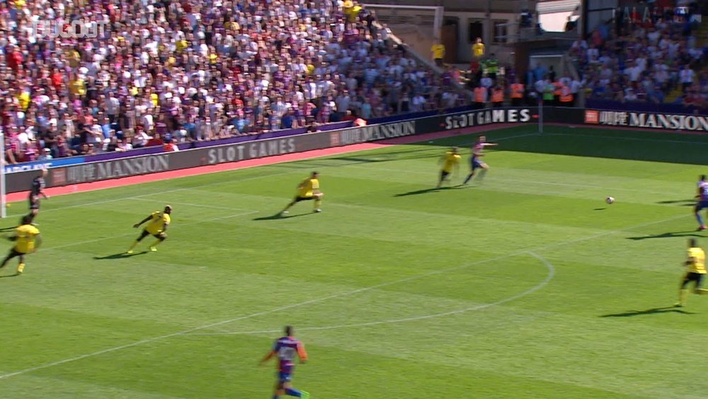 Sako got his first goal for Palace in 2015. DUGOUT