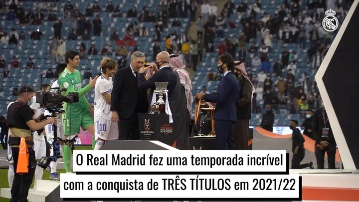 A incrível temporada do Real Madrid em 2021/2022. DUGOUT
