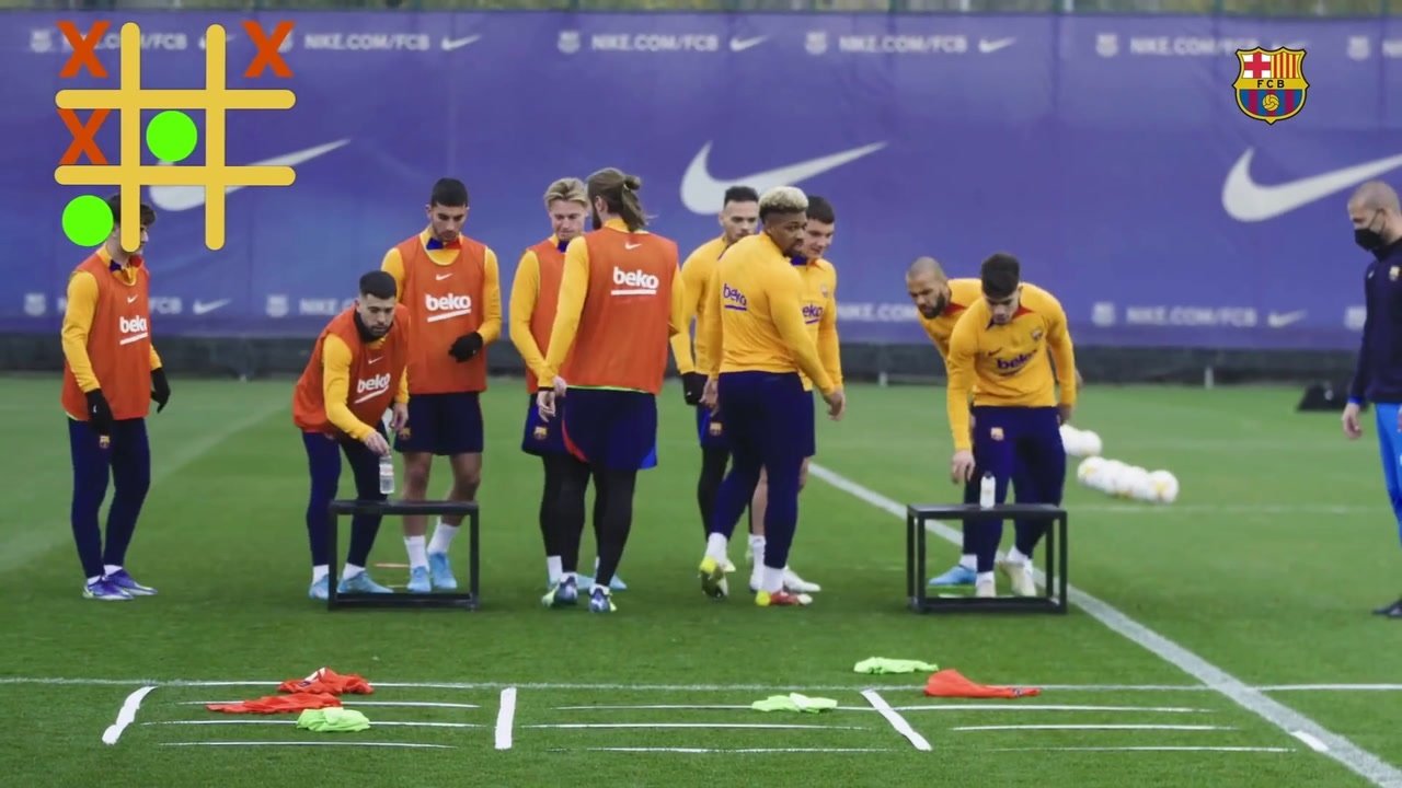 Jogo da Velha? Barcelona faz treino inusitado antes de duelo com Napoli;  assista, Brasil Mundial FC