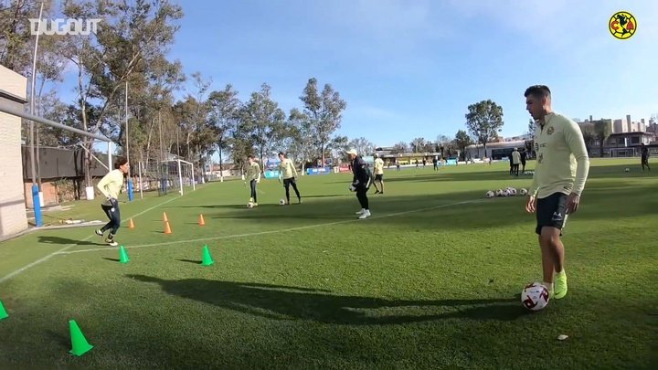 VIDEO: Club América's goalkeeper training