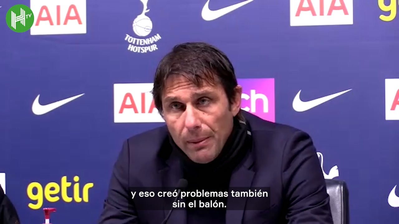 Conte cree que la falta de confianza castigó al Tottenham