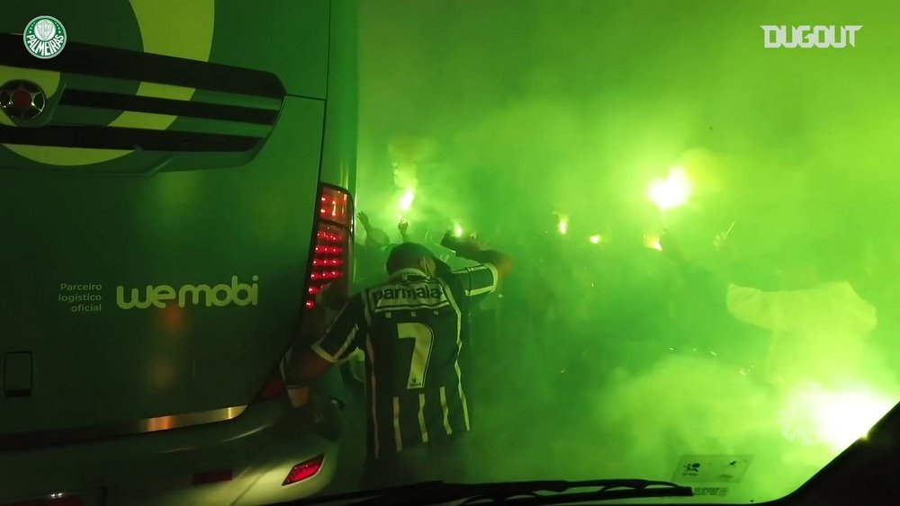 VIDÉO : La qualification de Palmeiras en finale de la Copa Libertadores. Dugout