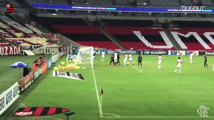 VÍDEO: Lincoln marca e Flamengo empata com Bragantino no Maracanã
