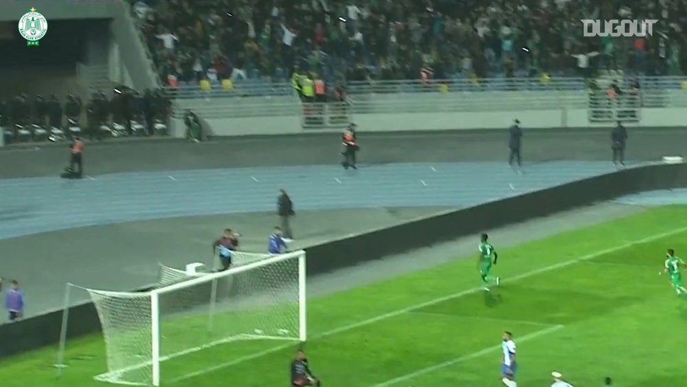 Ben Malango got a hat-trick for Raja CA away to Ittihad Tanger. DUGOUT