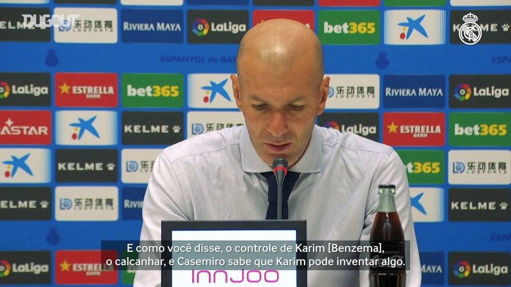 Zidane evita euforia e diz que LaLiga será decidida no final. DUGOUT