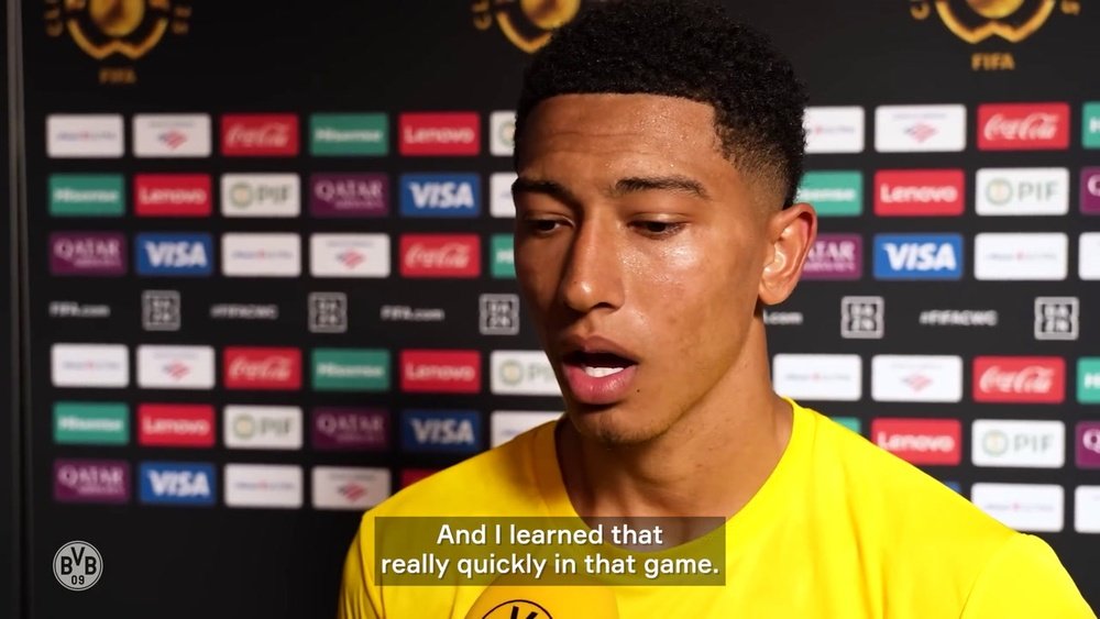 Bellingham said his first goal for Borussia Dortmund was a surreal experience. DUGOUT