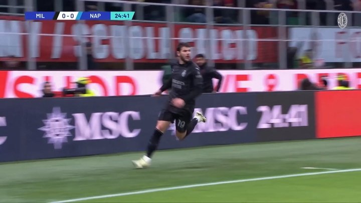 VIDEO: Theo Hernandez caps off devastating Milan attack against Napoli
