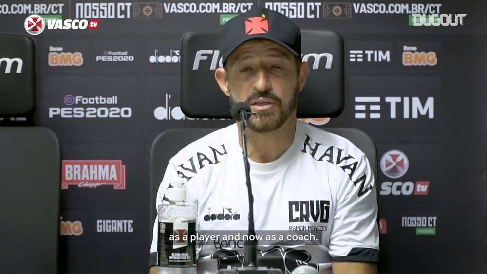 VIDEO: Ramon talks about anxiety to debut as Vasco manager. DUGOUT
