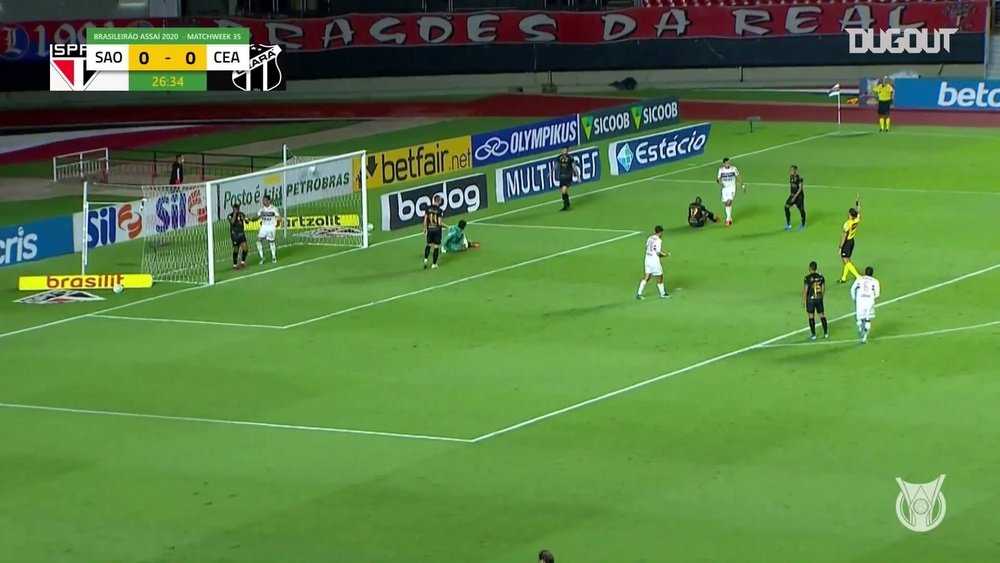Sao Paulo and Ceara drew 1-1 at Morumbi. DUGOUT