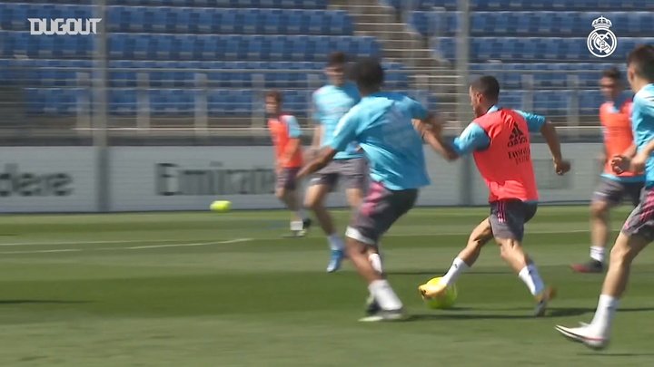 VÍDEO: Real Madrid treina focado no confronto diante do Sevilla