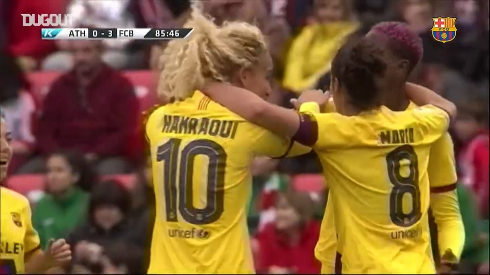The Best goals by Barça Women's Team. DUGOUT