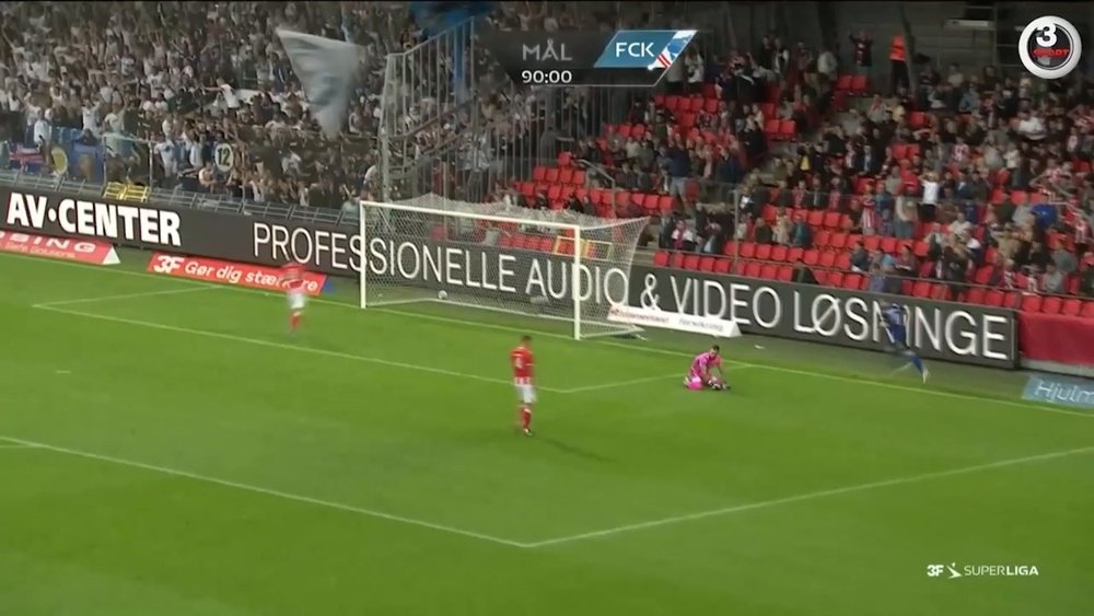 Un joli but en solitaire dans le championnat Danois. Dugout