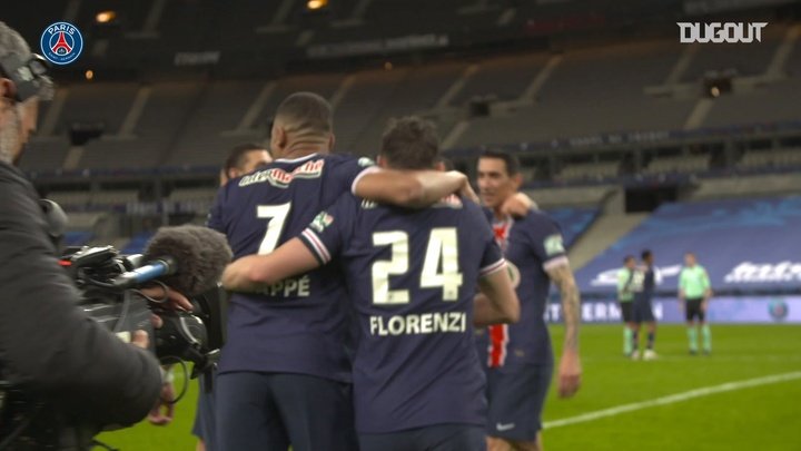 VÍDEO: así celebró el PSG el título de Copa de Francia