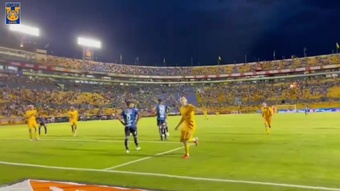 Florian Thauvin scored his first Tigres goal since moving from Marseille. DUGOUT