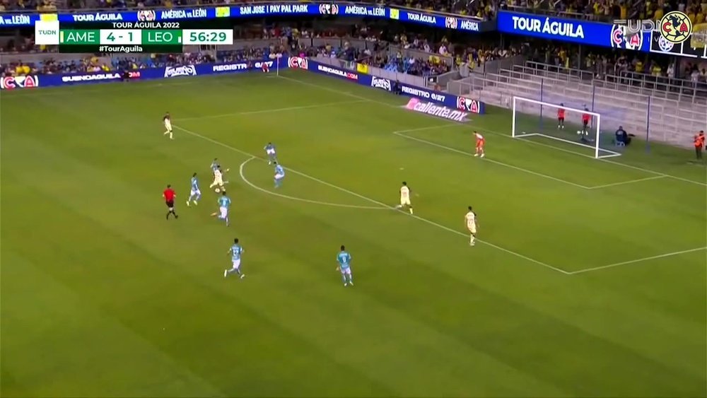 Zendejas goal in Club América's pre season friendly. DUGOUT